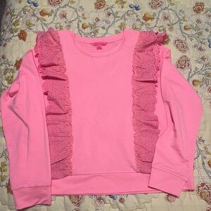 Lily Pulitzer Sweatshirt with Ruffle